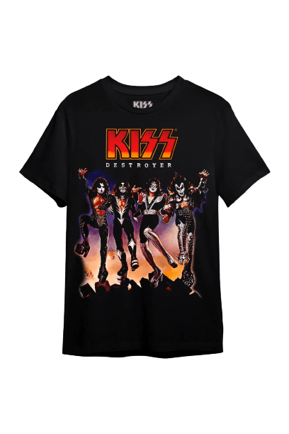 Camiseta Consulado Do Rock Kiss - Destroyer Of0117