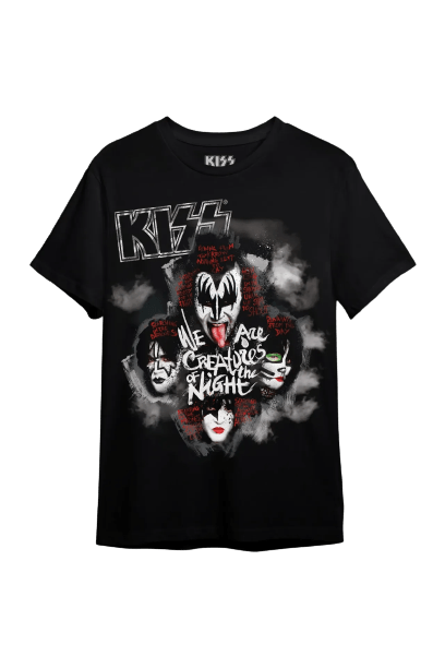 Camiseta Consulado Do Rock Kiss - Creatures Of The Nigth OF0118