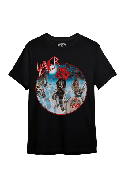 Camiseta Consulado Do Rock Slayer - Live Undead Of0131