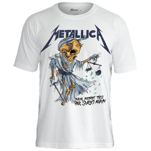 Camiseta Stamp Metallica Money Scales TS1475