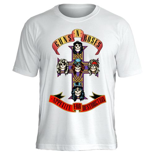 Camiseta Stamp Guns N' Roses Appetite For Destruction Ts1574