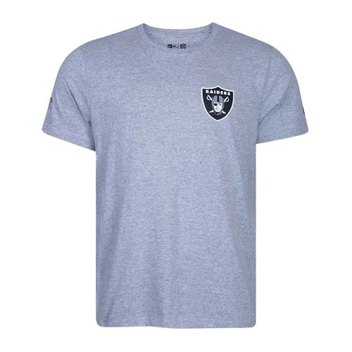Camiseta New Era Plus Size NFL Raiders - Cinza
