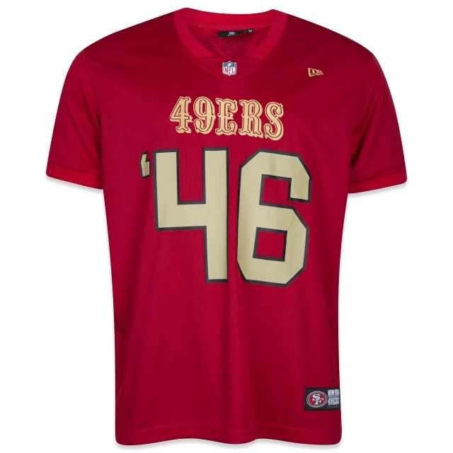 Camiseta New Era San Francisco 49ers Logo Time NFL - Masculina