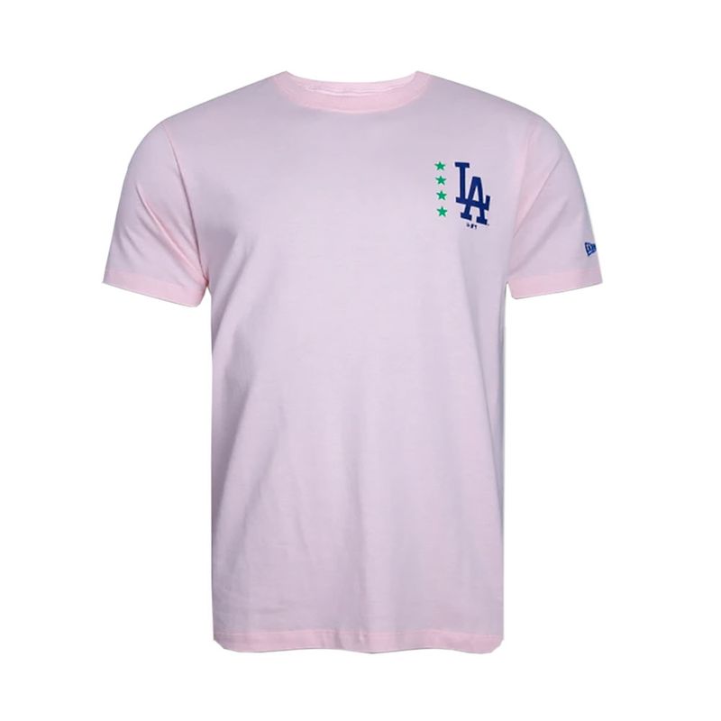 camiseta-new-era-mlb-la-dodgers-vacation-rosa-claro-1