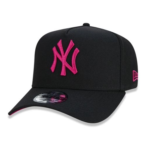 Boné New Era 9FORTY MLB New York Yankees - Preto/Rosa