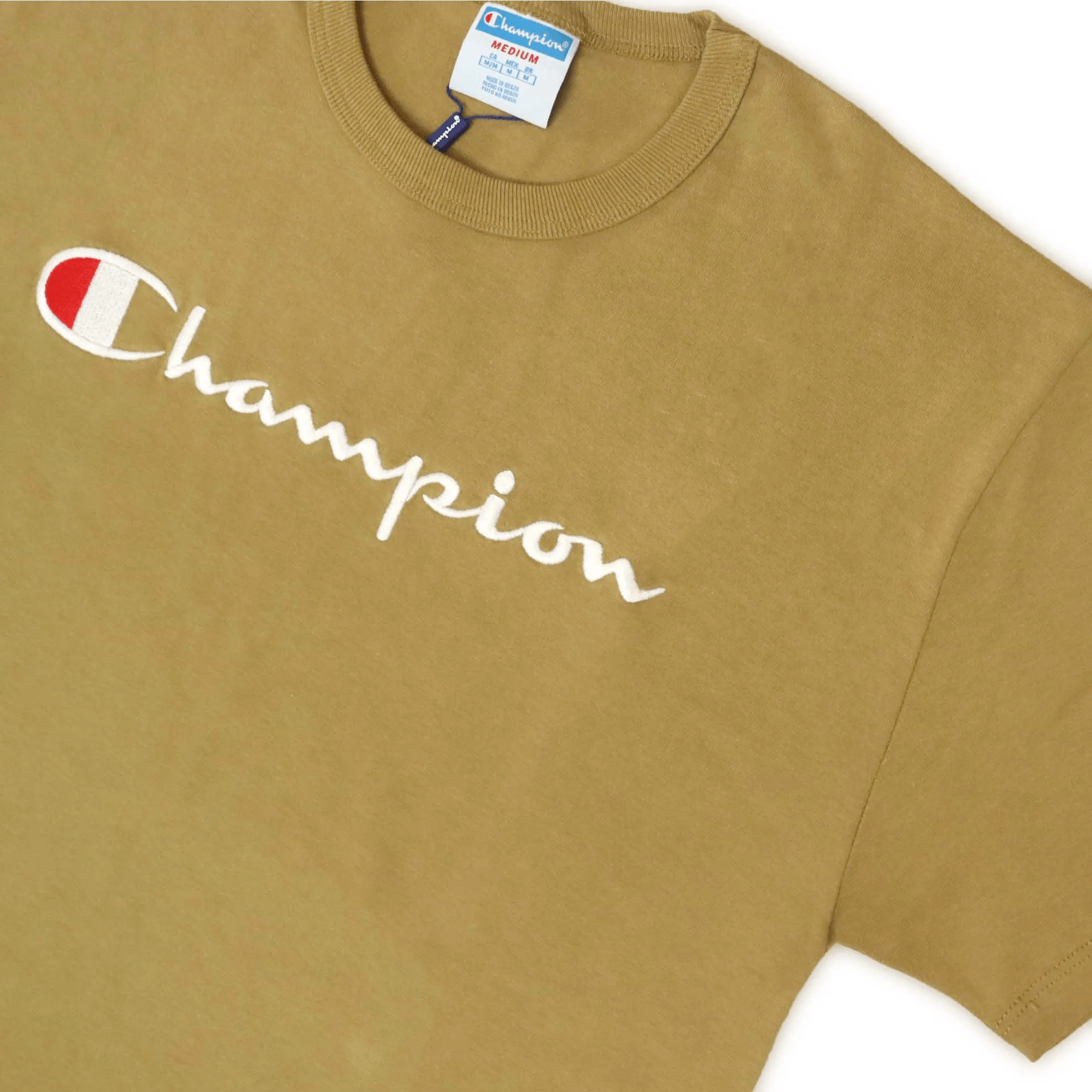 Champion Script Logo Crew Neck T-Shirt