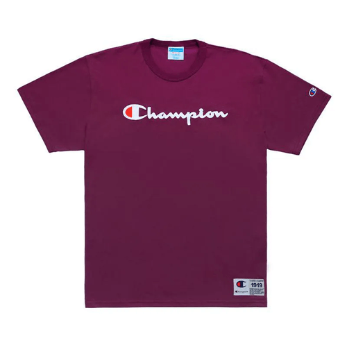 Camiseta Champion Logo - Vinho