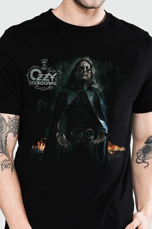 Camiseta Consulado Ozzy Osbourne Black Rain Of0011