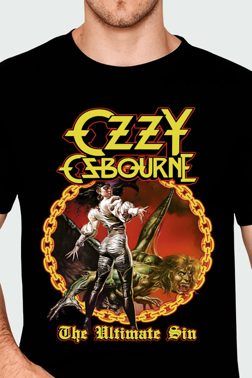 Camiseta Consulado Ozzy Osbourne The Ultimate Sin Of0079