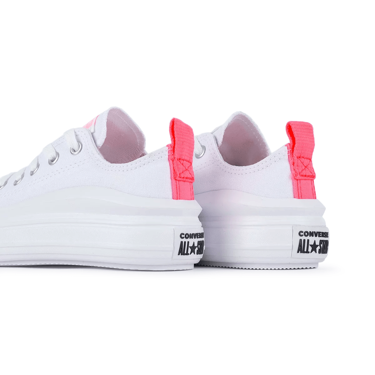 Tênis Converse Chuck Taylor All Star Move Plataforma Infantil Branco/Rosa -  Rock City