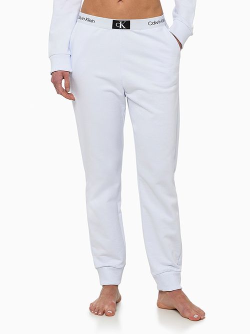 Calça Calvin Klein Feminina Jogger - Branco