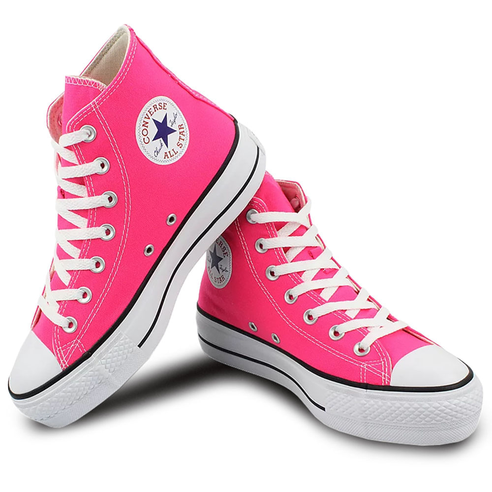 Tênis feminino all star taylor lona casual plataforma chuck leve estiloso  lançamento