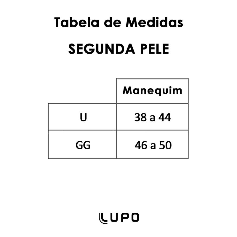 Segunda Pele Lupo Loba Microfibra Manga Longa Fio 60 - Branca