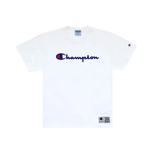 Camiseta Champion Embroidery Logo - Branco