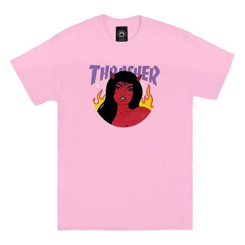 Camiseta Thrasher - Rosa