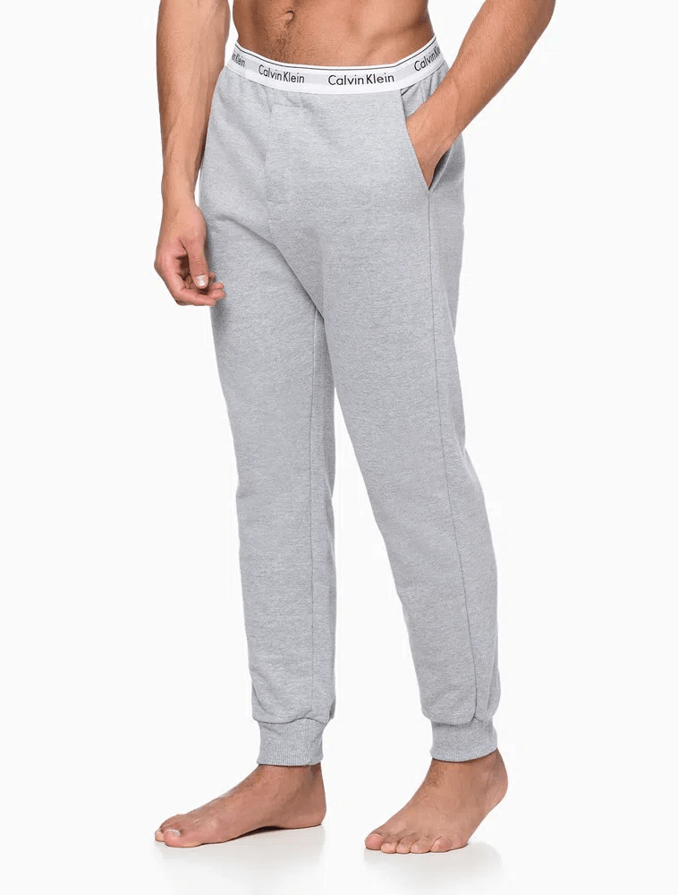 Calça Calvin Klein Masculina Moletom - Cinza