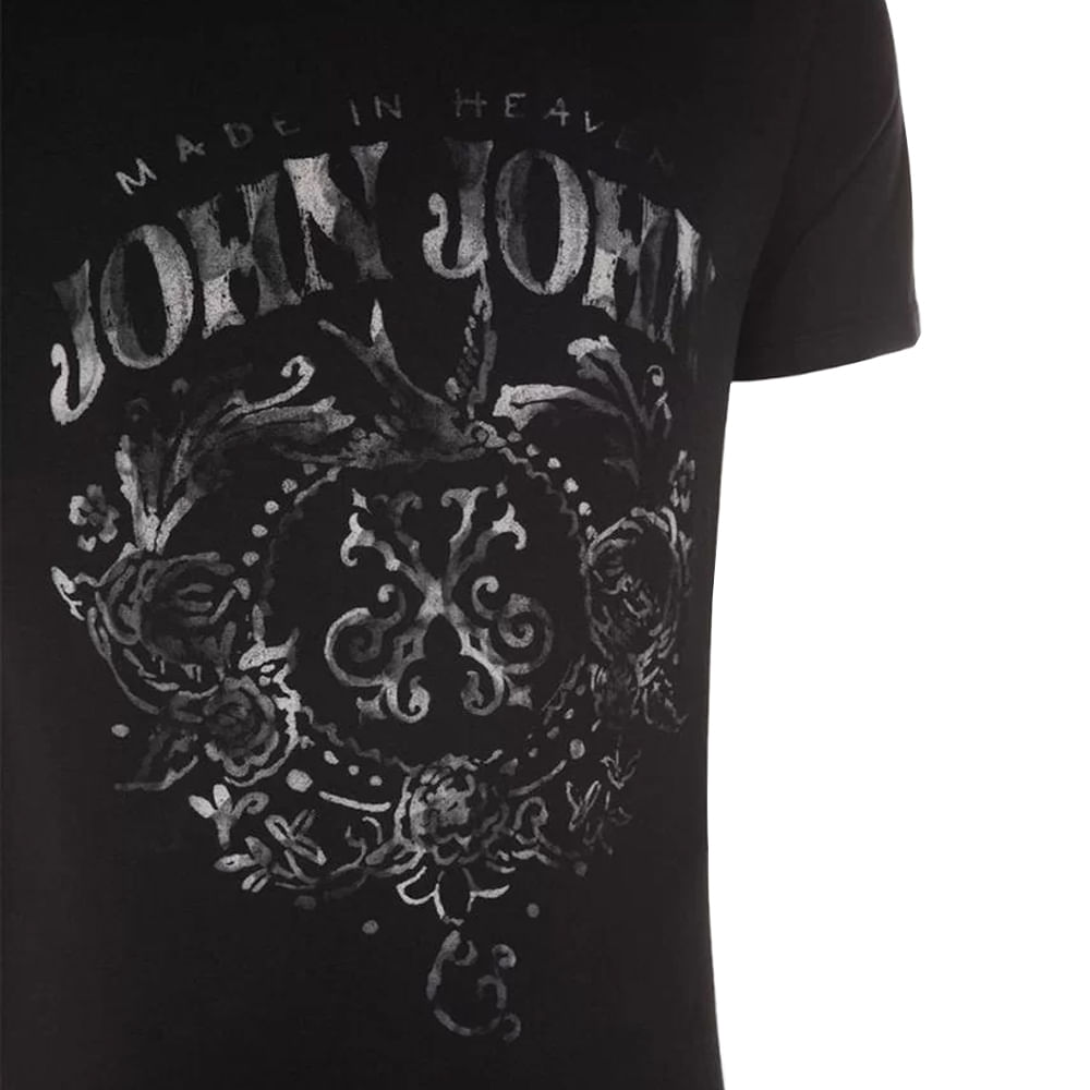 Camiseta John John Arabesque - Preto