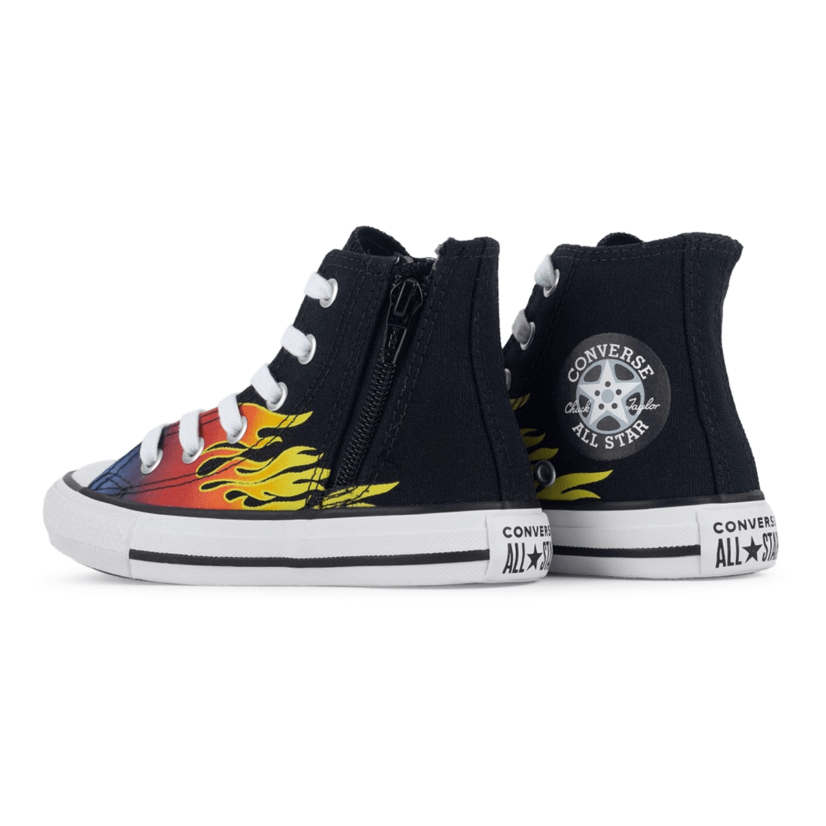 Tênis Infantil Converse All Star Chuck Taylor HI - Preto+Branco