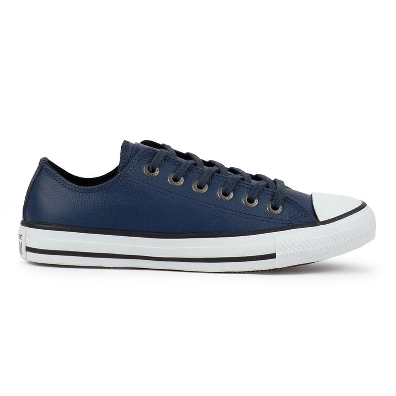 Tenis all sale star couro azul