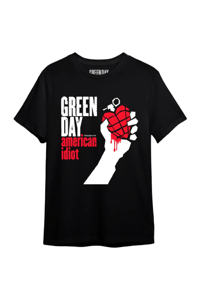 Camiseta Consulado Do Rock Green Day American Idiot - Of0219