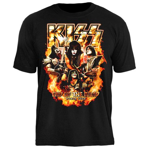 Camiseta Stamp Kiss End Of The Road TS1690