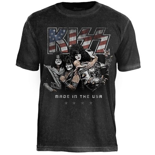 Camiseta Stamp Especial Kiss Made In The Usa MCE235