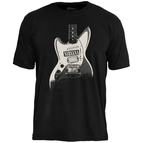 Camiseta Stamp Nirvana Guitar TS1706