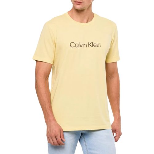 Camiseta Calvin Klein Flamê - Amarelo