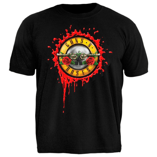Camiseta Stamp Plus Size Guns N' Roses Bloody Bullet PSM1479