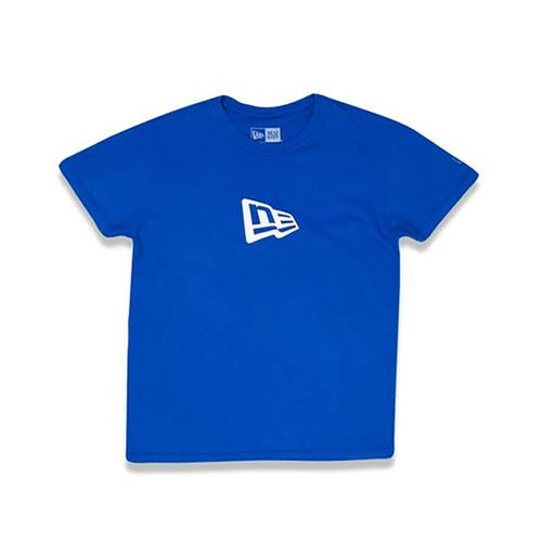 Camiseta New Era Infantil Logo - Azul