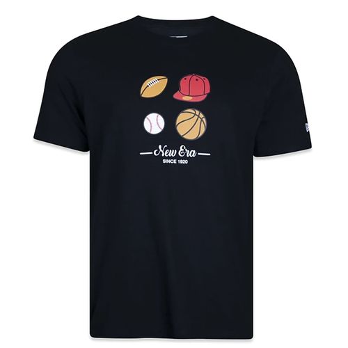 Camiseta New Era Core - Preto